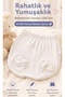 Baby Boy Girl Normal Waist Elastic Cotton Baby Pants White Color