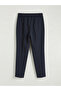 Nevavm Women's Carrot Cut Pants with Elastic Waist and Difference in Color - 6