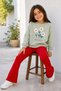 Ribbed Leggings Set for Girls