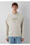 Logo-Printed Loose Fit Men's Sweatshirt.