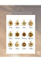 Birth Month Stone Birth Month Flower Necklace - 2