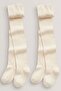 2 Pieces of Girls' Cotton Combed Cotton Pantyhose