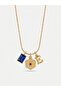 Birth Month Stone Birth Month Flower Necklace