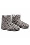 Riva Shoes Men's Gray Anchor Patterned Plush Home Boots Soft Lined Winter Slippers Home Boots - 2