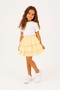 Girl's T-Shirt Muslin Skirt Set