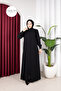 Honeycomb Fabric Button Detail Simple Rabia Ferace
