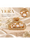 Imported Gold Pearl and Crystal Stone Metal Mini Latch Buckle – Butterfly, Bow, and Geometric Model
