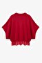 Red Lace Detailed Knitwear Blouse - 2