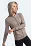 Sera I Women's Zippered Gray Sweatshirt - 4
