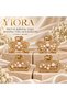 Imported Gold Pearl and Crystal Stone Metal Mini Latch Buckle – Butterfly, Bow, and Geometric Model - 2