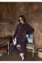 Women's Shirt with Bead Embroidery on Front, Standard Pants Size Suit - 6