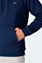 Moonlight I Men's Hooded Dark Navy Blue Sweatshirt - 7