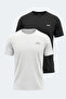 Hardflex Set of 2 Men's White - Black T-Shirts