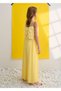 Mayoral Abel Lula Girls' Crepe Evening Dress Jumpsuit Yellow - 3
