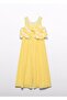 Mayoral Abel Lula Girls' Crepe Evening Dress Jumpsuit Yellow - 5