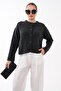 Women's Slit Detailed Spanish Sleeve Cardigan