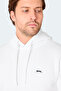 Moonlight I Men's Hooded Ecru Sweatshirt - 2