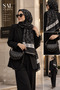 Women's Hand and Shoulder Bag & Fashionable Cashmere Shawl Combination Set – Stylish Two-Piece Set - 2