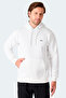 Moonlight I Men's Hooded Ecru Sweatshirt - 4