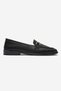 Genuine Leather Black Women's Buckle Detailed Ballerinas Andy - 3
