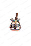 Copper Coffee Pot Erzincan Handcrafted Set of 3 Chubby - 3
