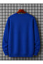 Unisex Plush Teddy Bear Printed Crew Neck Sweatshirt – Winter Themed Casual Oversize Sweatshirt - 2