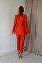 Orange Fit Jacket and Pants Set - 4