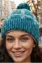 Women's Pompom Knitted Knitwear Beanie with Lining Inside, Winter Beanie - 3