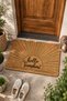 Door Mat 45X70Cm Velour Texture Coco Appearance Non-Slip Indoor Outdoor Good Morning Sunlight