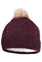 Women's Pompom Sparkling Knitwear Beanie Lined Winter Beanie - 2