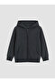 Two Mt Shop Quality Lcw Kids Anthracite 3 Thread Rastered Plain Standard & Regular Boys' Zippered - 2