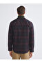 Ozmarka New Season Regular Fit Long Sleeve Plaid Gabardine Men's Shirt - 4