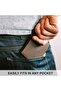 محافظ STAY FINE للرجال مزودة بتقنية حجب RFID |   محفظة جلدية رجالية ثنائية الطي |   جلد طبيعي |   سعة إضافية - 5