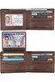 Wallet for Men-Genuine Leather RFID Blocking Bifold Stylish Wallet With 2 ID Window