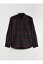 Ozmarka New Season Regular Fit Long Sleeve Plaid Gabardine Men's Shirt - 5