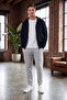 Men's Elastic Cuffed, Drawstring, Baggy, Fleece-Lined Sweatpants, Thick, Wide Cut, Comfortable Fit - 3