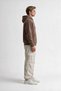 Men's Hooded Sweatshirt with Side Pockets, 3 Thread Soft Textured Fabric - 3