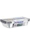 Aluminium Containers with Lid 800cc, 10 Pieces, Silver - 2