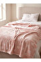 Rmz Gi̇yi̇m Farkiyla Bow Embroidered Double Blanket 150X220 cm - 2