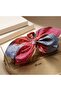 Tie-Dye Patterned Color-Graduated Bow Design Mandal Clasp (Bc-1315) - 2