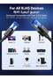 Cat 8 Rj45 Lan Internet Cable 2m, 40Gbps&2000Mhz, Braided Shielded, Compatible with Pc, Ps5, Ps4, Xbox, Modem, Router - Black - 5