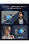 ميكروفون لافالير لاسلكي M9 لأجهزة iPhone/Android/الكاميرات/الكمبيوتر/اللابتوب مع وصلة Lightning/USB-C/قابس، 48 كيلوهرتز - 2