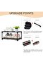 Small 2-Tier Shoe Rack, Stackable Metal Shoe Shelf Organizer, Durable Front Door, Closet, Garage or - 5