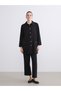 Alita City Lcw Grace Black Interlock Patterned Women's Cardigan with a Difference - 2