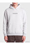 Ozmarka New Season Gray Printed Men's Thick Hoodie - 2