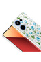 Xiaomi Redmi Note 13 Pro 4g Case Floral and Bow Pattern with Camera Raised Senk Premium - 3