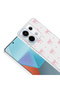 Xiaomi Redmi Note 13 Pro 5g Case Floral and Bow Pattern with Camera Raised Omsy Premium - 7
