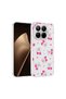 Xiaomi 15t Pro Case with Floral and Bow Pattern, Camera Raised Design, Gzst Premium - 6