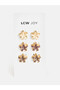 Mixed Flower Figured Peg Buckle - 2