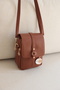 Double Zippered Cross Strap Women's Shoulder Bag En16 Length22 - 2